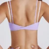 Fake Two-Piece Twist Wholesale Sports Bra Spark Clothing Yoga Apparel Manufacturers