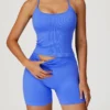 Spark Apparel Sportswear Tank Tops Yoga Wear Suppliers Sports Set Top Seamless