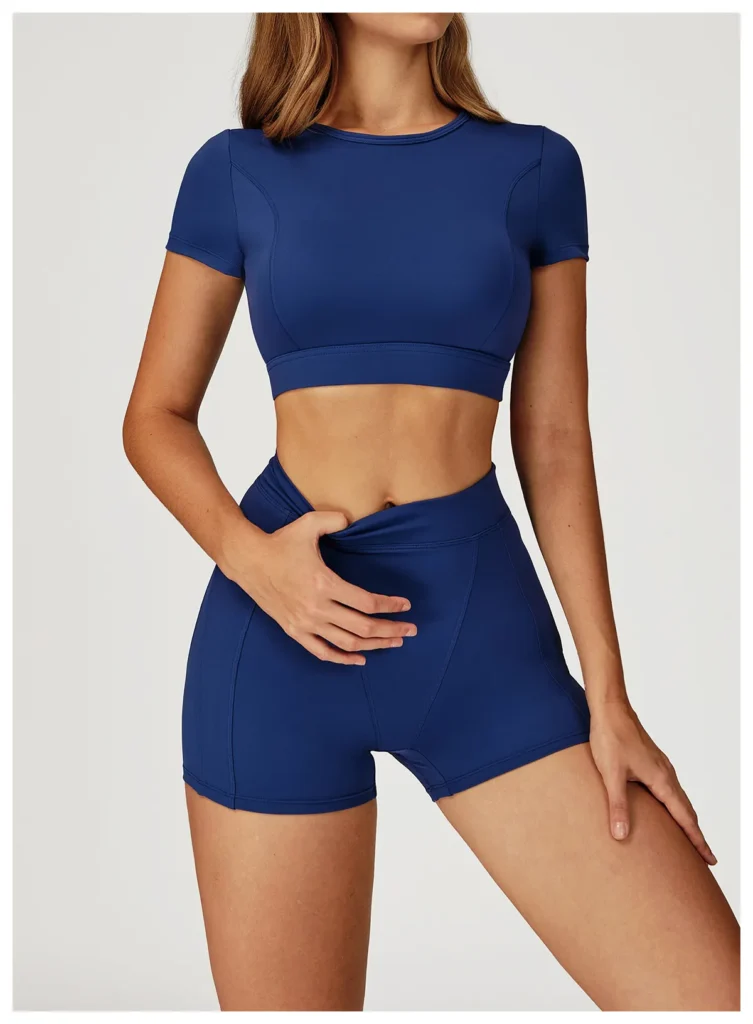 Workout Short Sleeve Tops China Sportswear Short Sleeve Yoga Top Manufacturers