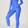 Women's Zip Up Athletic Jacket Athleisure Manufacturers Design Your Own Gym Wear