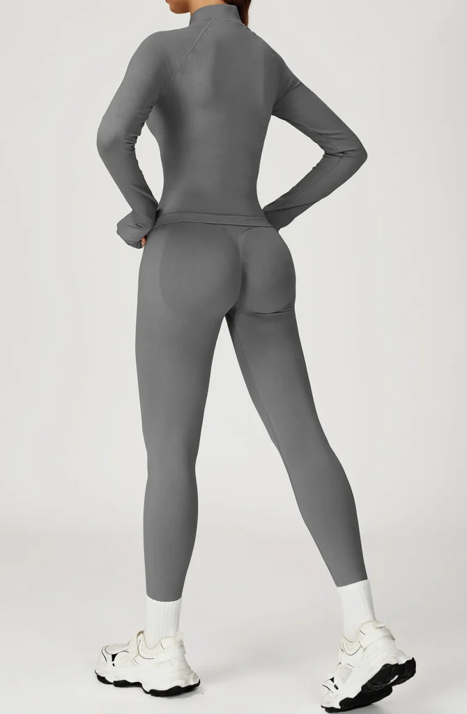 Women's Zip Up Athletic Jacket Athleisure Manufacturers Design Your Own Gym Wear