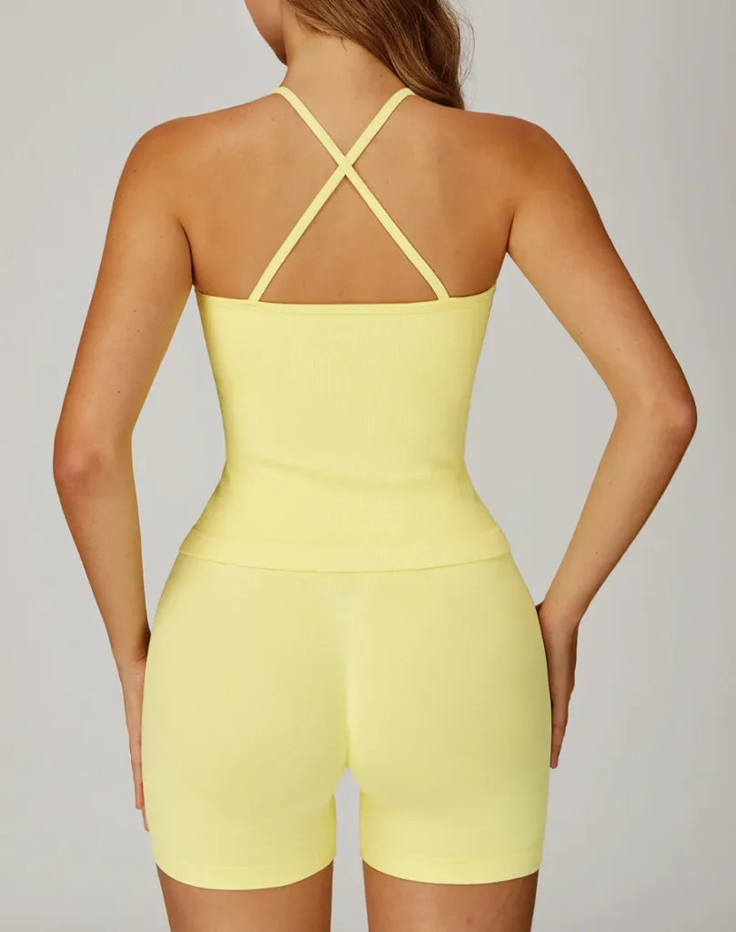 Spark Apparel Sportswear Tank Tops Yoga Wear Suppliers Sports Set Top Seamless