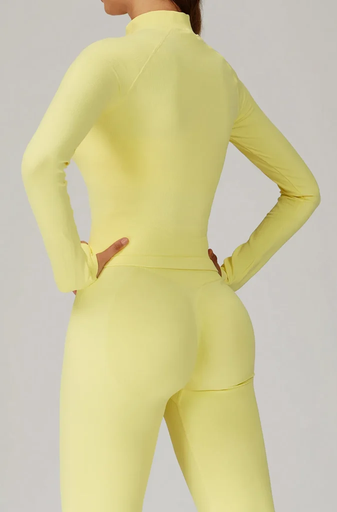 Women's Zip Up Athletic Jacket Athleisure Manufacturers Design Your Own Gym Wear