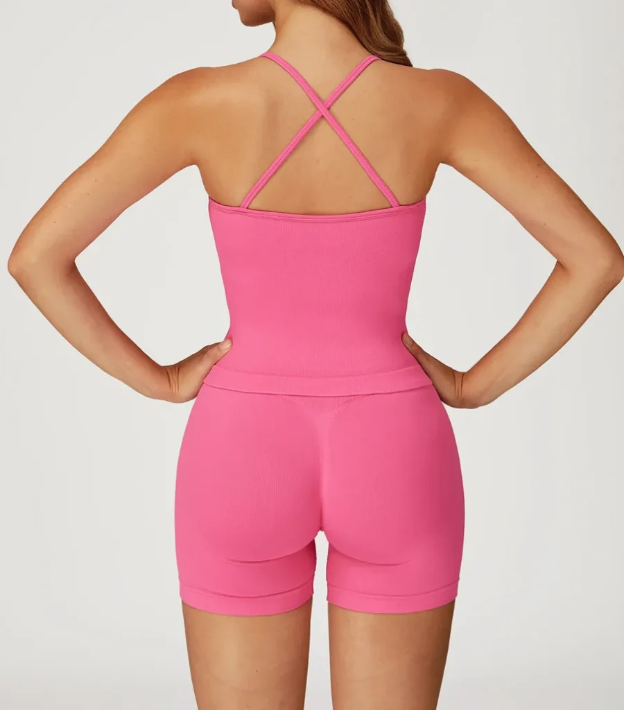 Spark Apparel Sportswear Tank Tops Yoga Wear Suppliers Sports Set Top Seamless