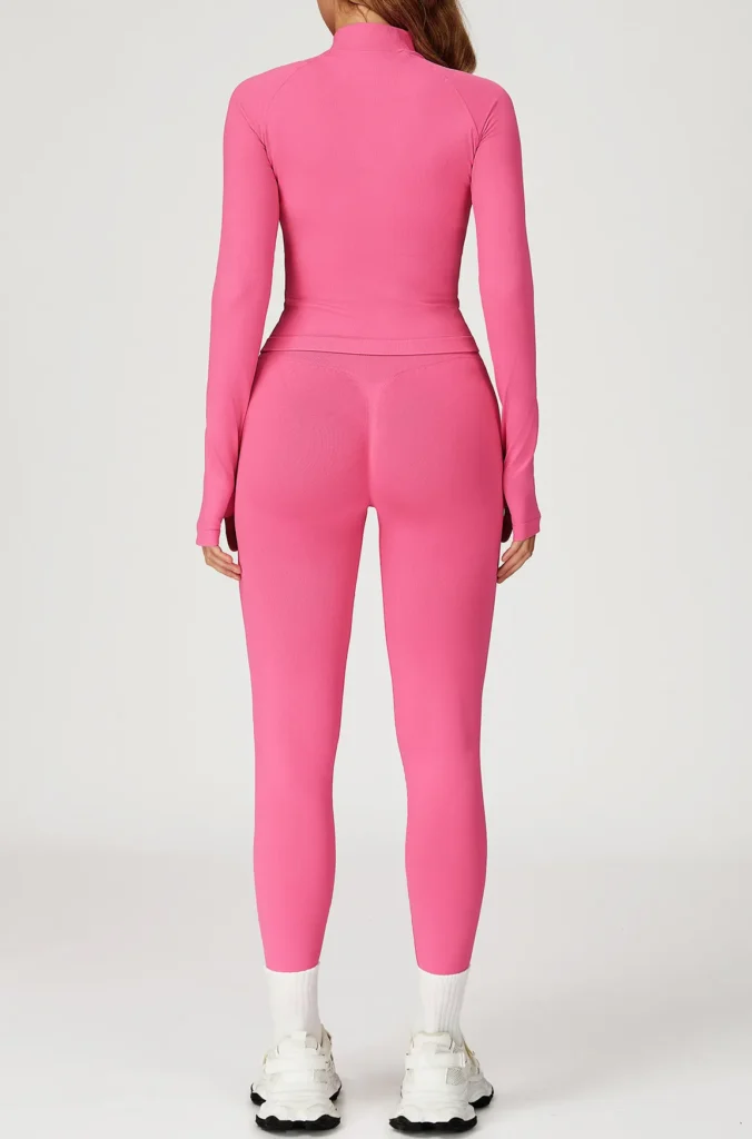 Women's Zip Up Athletic Jacket Athleisure Manufacturers Design Your Own Gym Wear