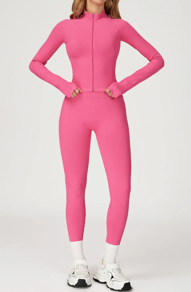 Women's Zip Up Athletic Jacket Athleisure Manufacturers Design Your Own Gym Wear