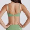 Fake Two-Piece Twist Wholesale Sports Bra Spark Clothing Yoga Apparel Manufacturers