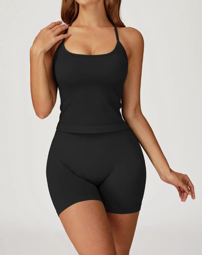 Spark Apparel Sportswear Tank Tops Yoga Wear Suppliers Sports Set Top Seamless