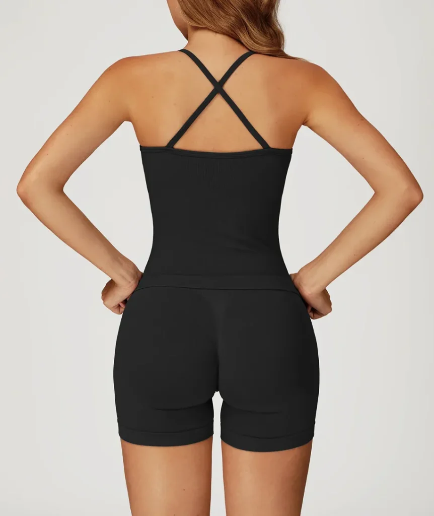 Spark Apparel Sportswear Tank Tops Yoga Wear Suppliers Sports Set Top Seamless