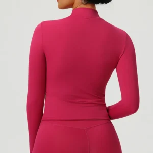 Light Pink Athletic Jacket Exclusive Sportswear Fitness Clothing Manufacturer