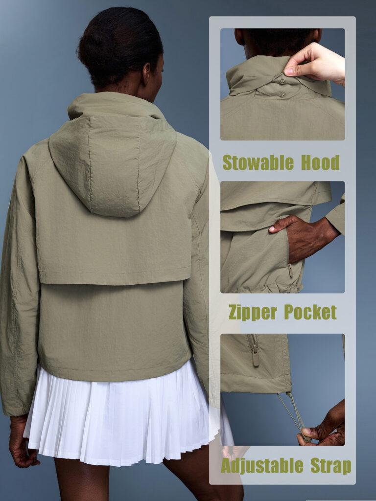 Women's Zip Up Athletic Jacket Athleisure Manufacturers Lightweight Workout Jacket