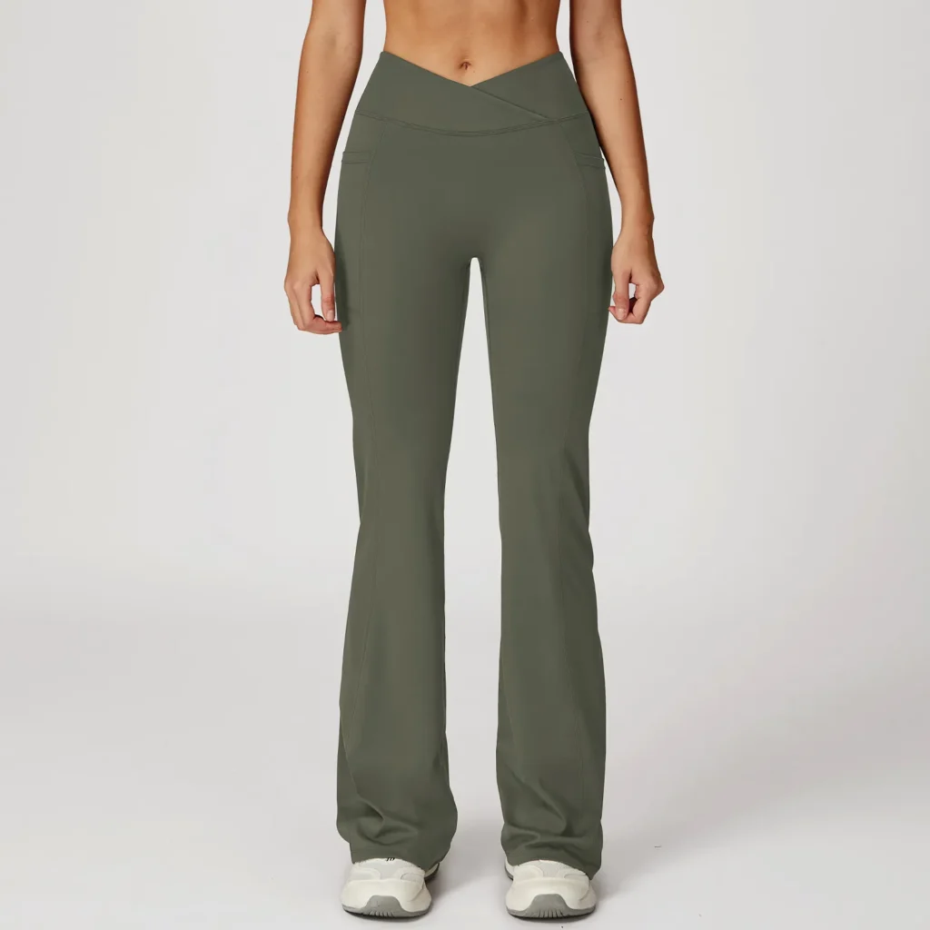 Flared Yoga Pants Manufacturers Custom Workout Sets Suppliers Bulk Fitness Apparel