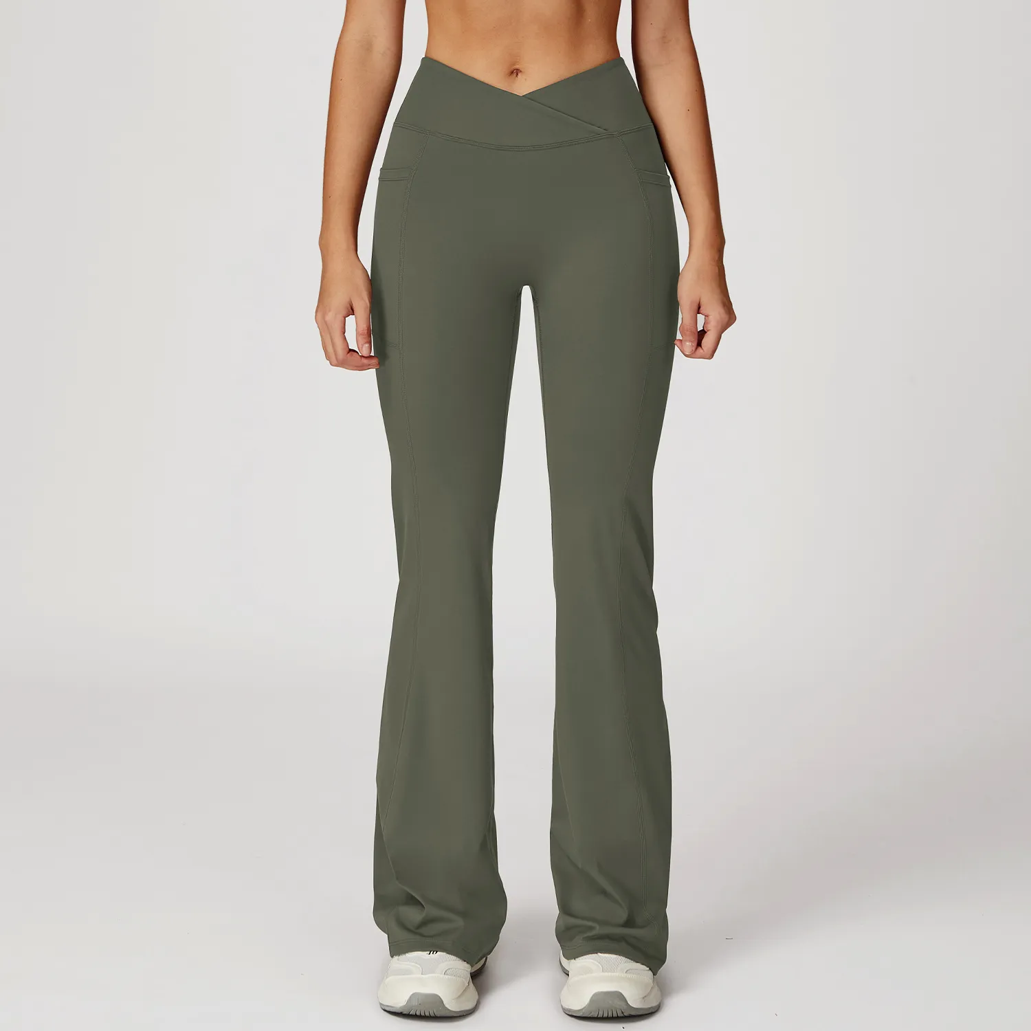 Flared Yoga Pants Manufacturers Custom Workout Sets Suppliers Bulk Fitness Apparel
