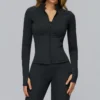 High Quality Wholesale Activewear Women's Zip Up Athletic Jacket Athleisure Manufacturers