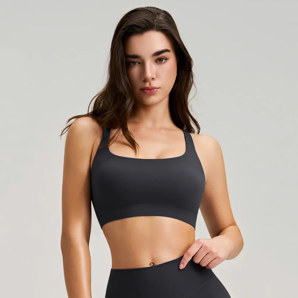 Sports Bra vs Bra Custom Workout Clothes Wholesale Sports Bras Manufacturer Built in Pads Sports Bra