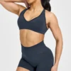 V-Neck Activewear Seamless Athletic Clothing Manufacturers USA Bulk Sports Bras