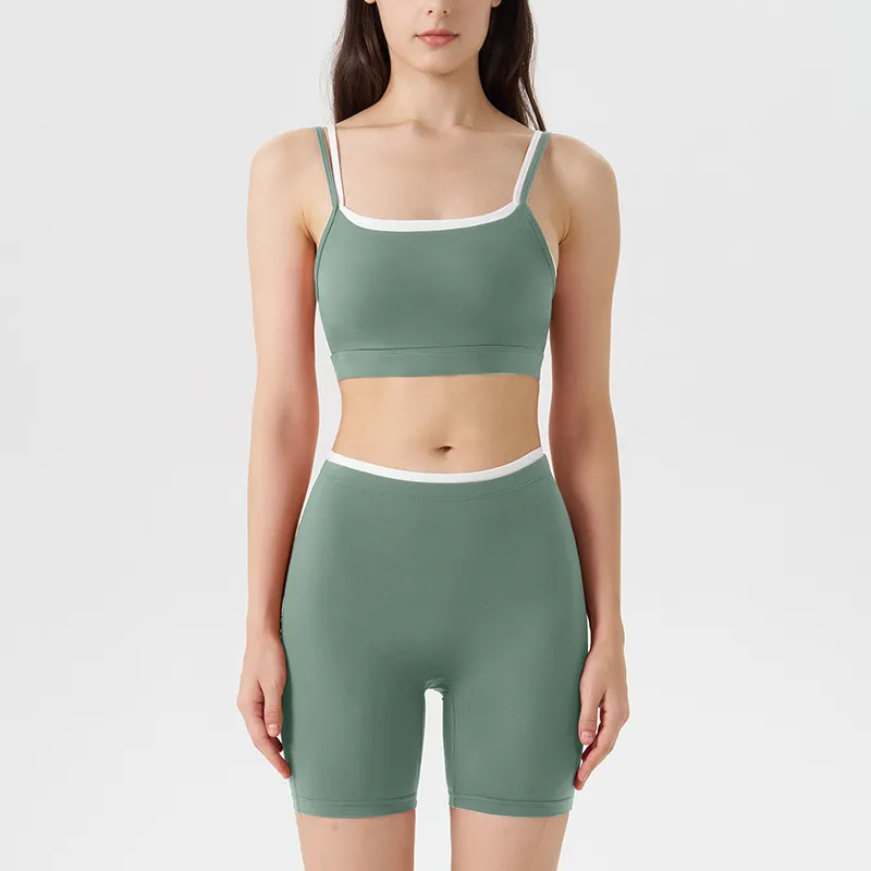 Custom Gym Wear Two Piece Fitness Set Custom Workout Sets Manufacturers Wholesale
