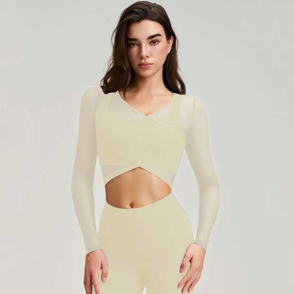 Smock Long Sleeve Crop Tops Personalised Gym Clothing Activewear Wholesale Australia