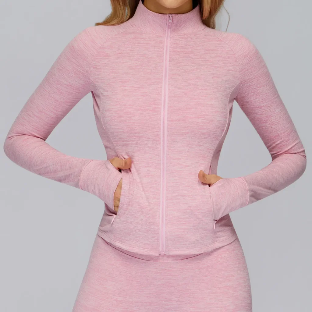 High Quality Wholesale Activewear Women's Zip Up Athletic Jacket Athleisure Manufacturers