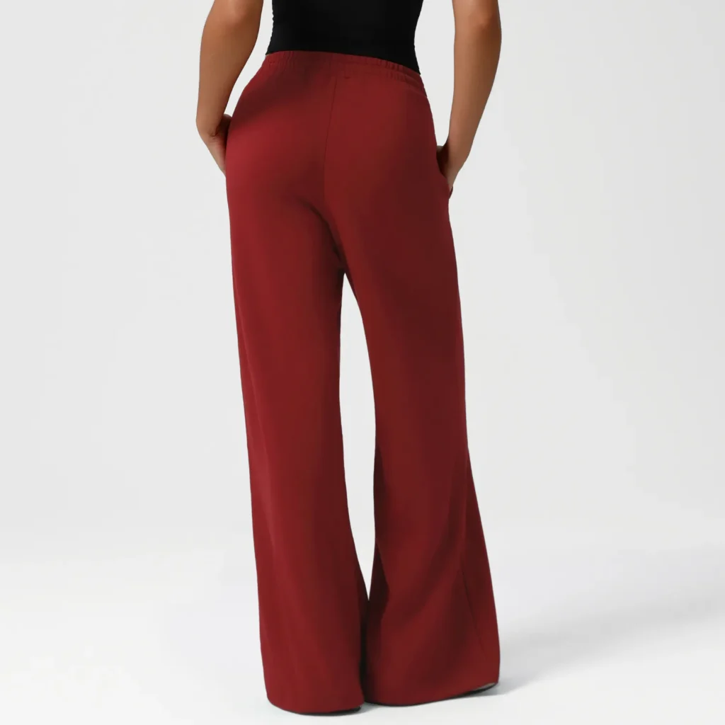 Yoga Flared Pants with Drawstring Straight Sparks Apparel Gym Suppliers