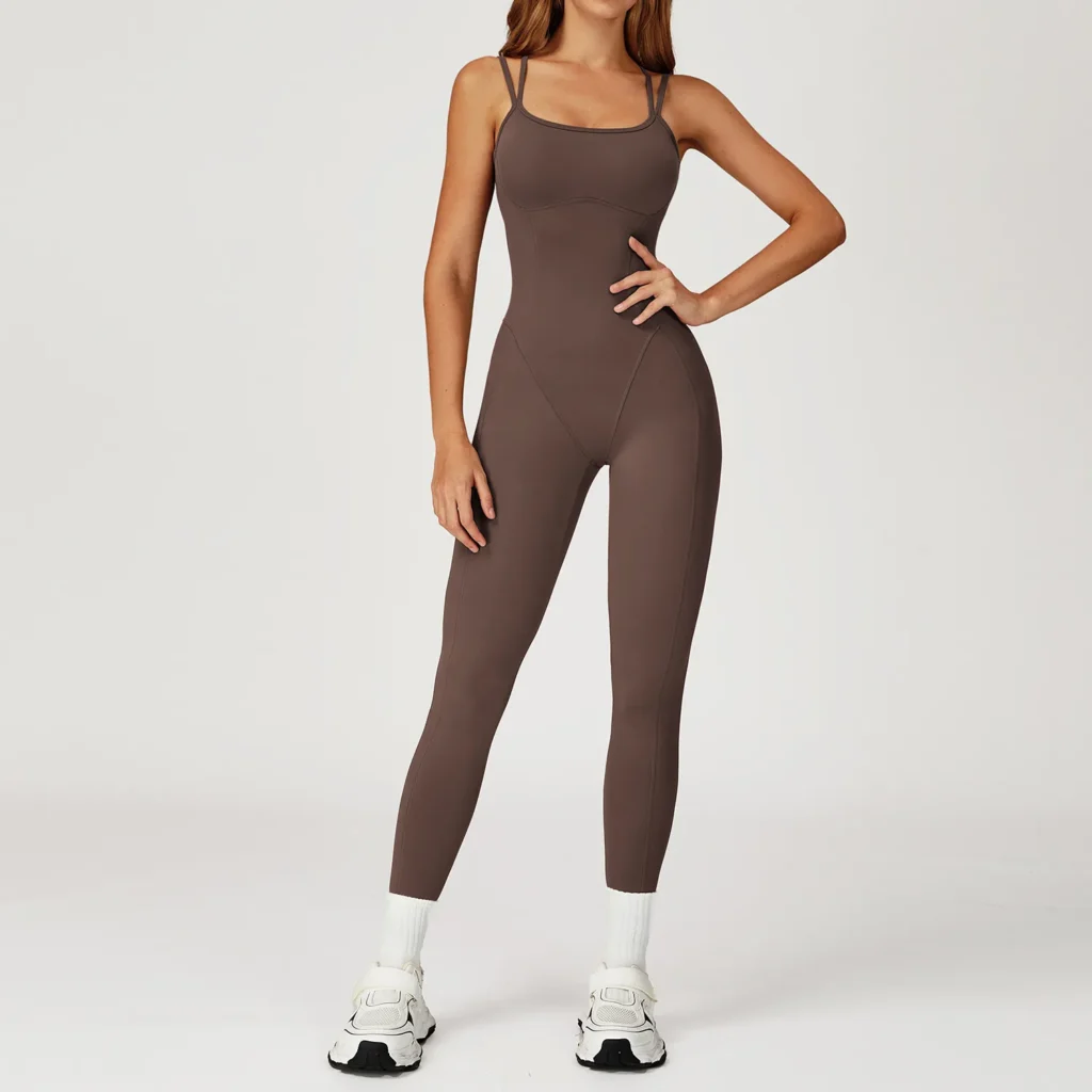 Custom Jumpsuits Best Yoga Jumpsuit Supplier One Piece Bodysuit Pants