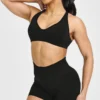 V-Neck Activewear Seamless Athletic Clothing Manufacturers USA Bulk Sports Bras