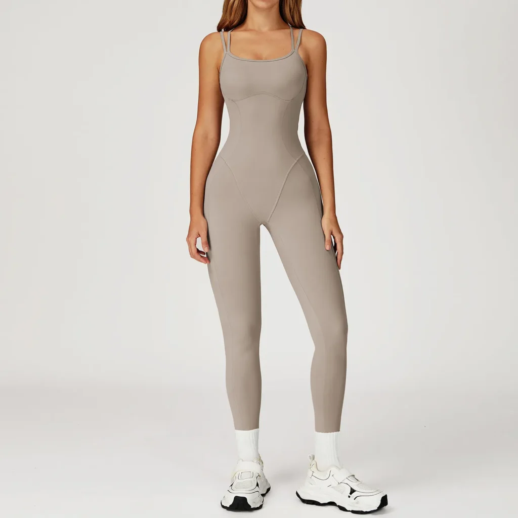 Custom Jumpsuits Best Yoga Jumpsuit Supplier One Piece Bodysuit Pants