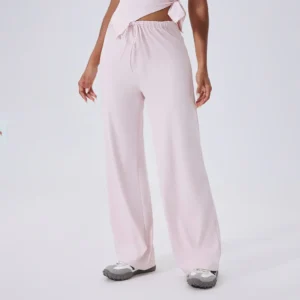 Yoga Flared Pants with Drawstring Spark Pant Design Your Own Gym Wear Sportswear Clothing Manufacturer