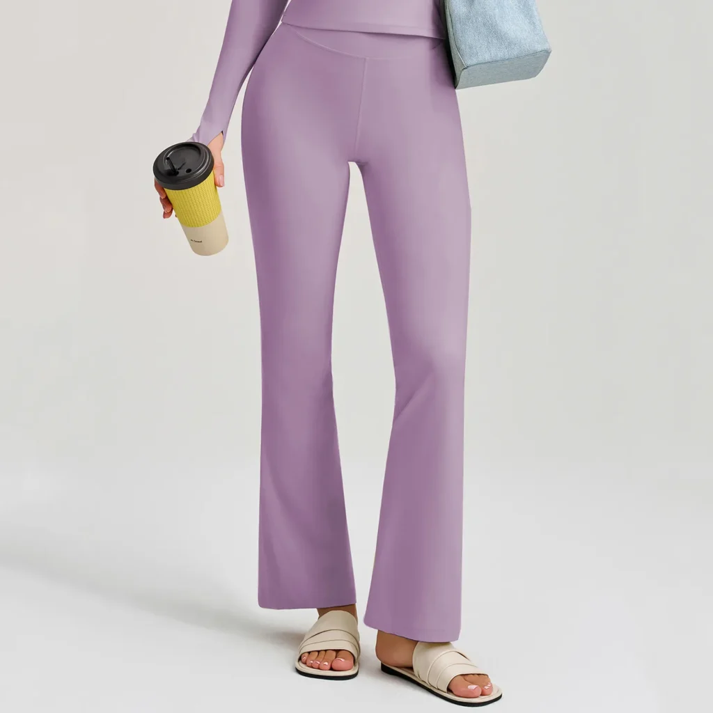 Flared Yoga Pants Yoga Apparel Wholesale Sportswear From China