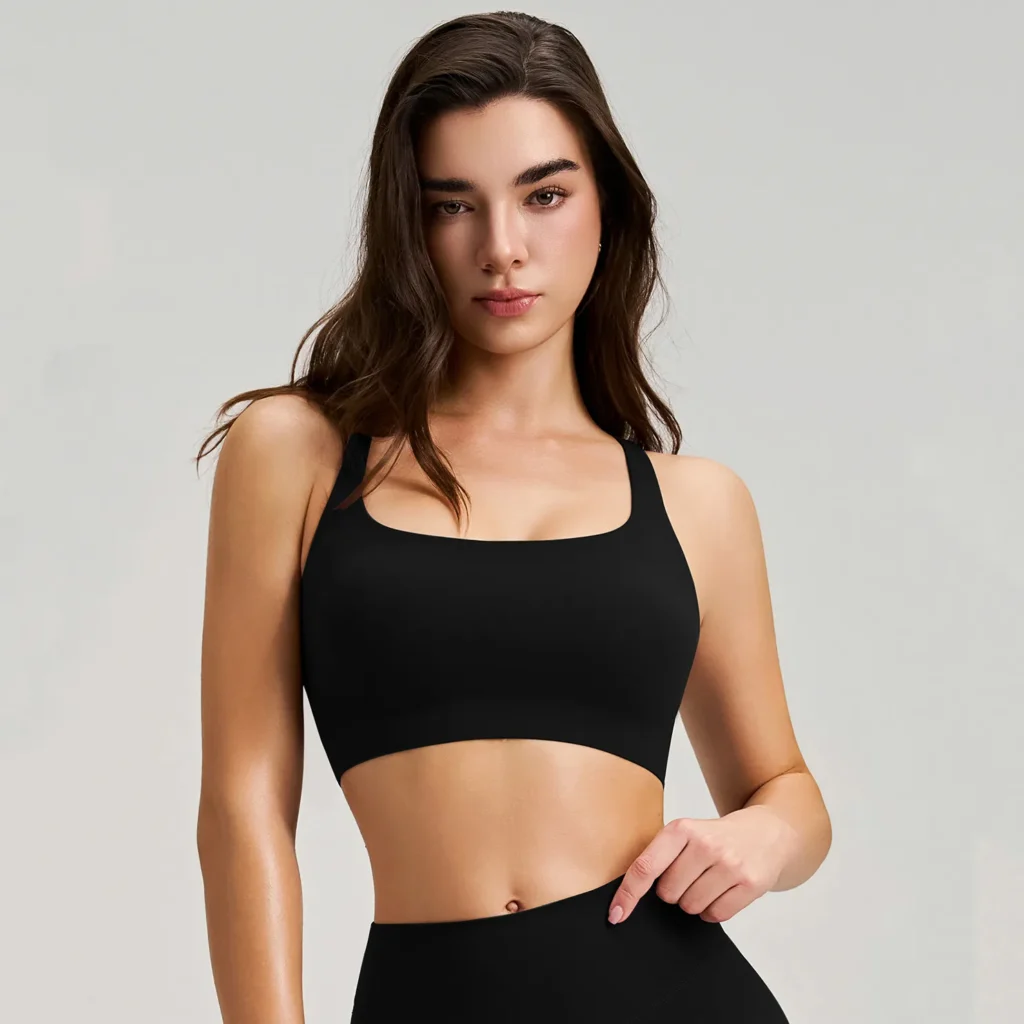 Sports Bra vs Bra Custom Workout Clothes Wholesale Sports Bras Manufacturer Built in Pads Sports Bra