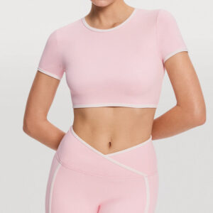 Short Sleeve Yoga Top Sportswear Clothing Manufacturer Custom Activewear