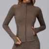 High Quality Wholesale Activewear Women's Zip Up Athletic Jacket Athleisure Manufacturers