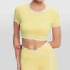 Short Sleeve Yoga Top Sportswear Clothing Manufacturer Custom Activewear