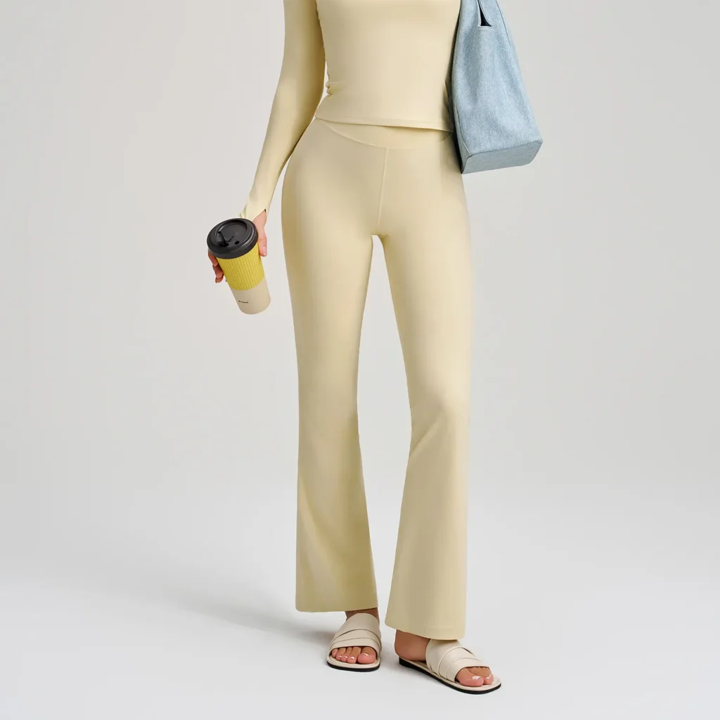 Flared Yoga Pants Yoga Apparel Wholesale Sportswear From China