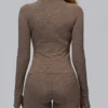 High Quality Wholesale Activewear Women's Zip Up Athletic Jacket Athleisure Manufacturers