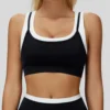 Fake Two-Piece Sports Bra Fabric Custom Workout Clothes Wholesale Sports Bras Manufacturer