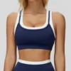 Fake Two-Piece Sports Bra Fabric Custom Workout Clothes Wholesale Sports Bras Manufacturer