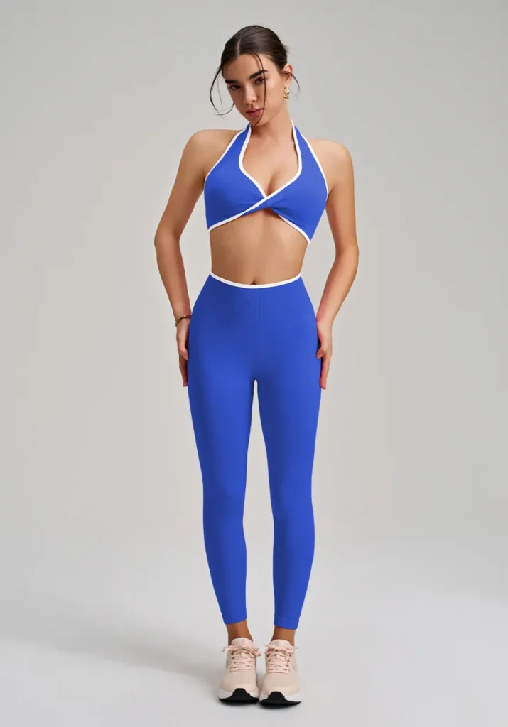 Custom Gym Wear Wholesale Two Piece Fitness Set Workout Sets Gymshark Seamless Sports Set Top