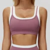 Fake Two-Piece Sports Bra Fabric Custom Workout Clothes Wholesale Sports Bras Manufacturer