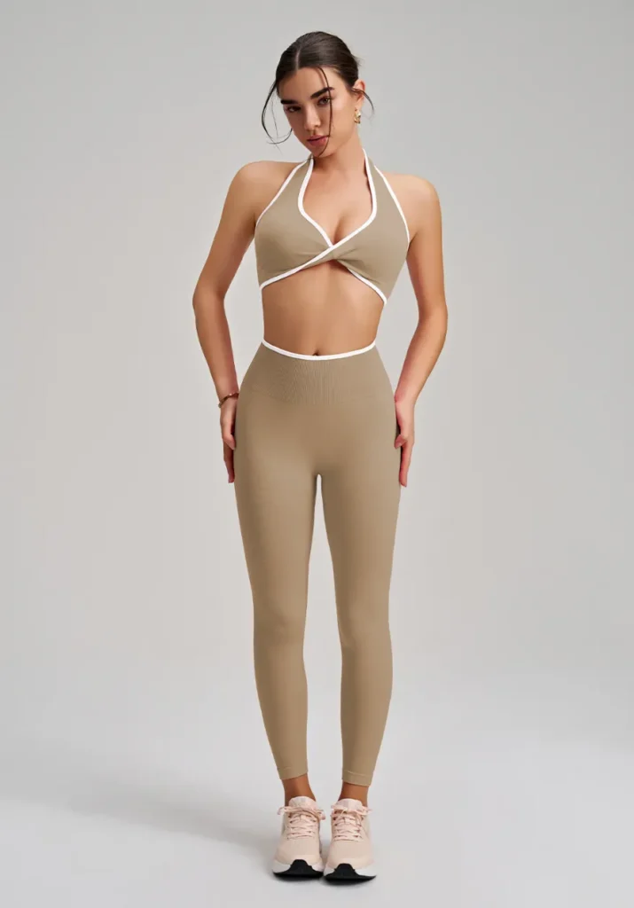 Custom Gym Wear Wholesale Two Piece Fitness Set Workout Sets Gymshark Seamless Sports Set Top