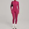 One Piece Exercise Bodysuit Custom Jumpsuits Women's Sporty Jumpsuit Supplier