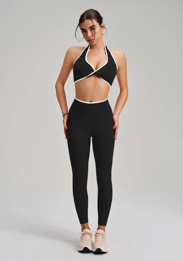 Custom Gym Wear Wholesale Two Piece Fitness Set Workout Sets Gymshark Seamless Sports Set Top