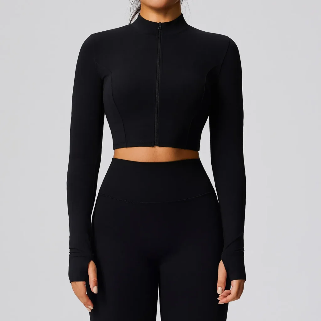 Short Jacket Gymshark Wholesale Light Pink Athletic Jacket Lightweight Workout Jacket Manufacturer