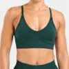 Self-Adjusting Back Bra Custom Sports Bra Activewear Seamless Best Material For Bras Suppliers