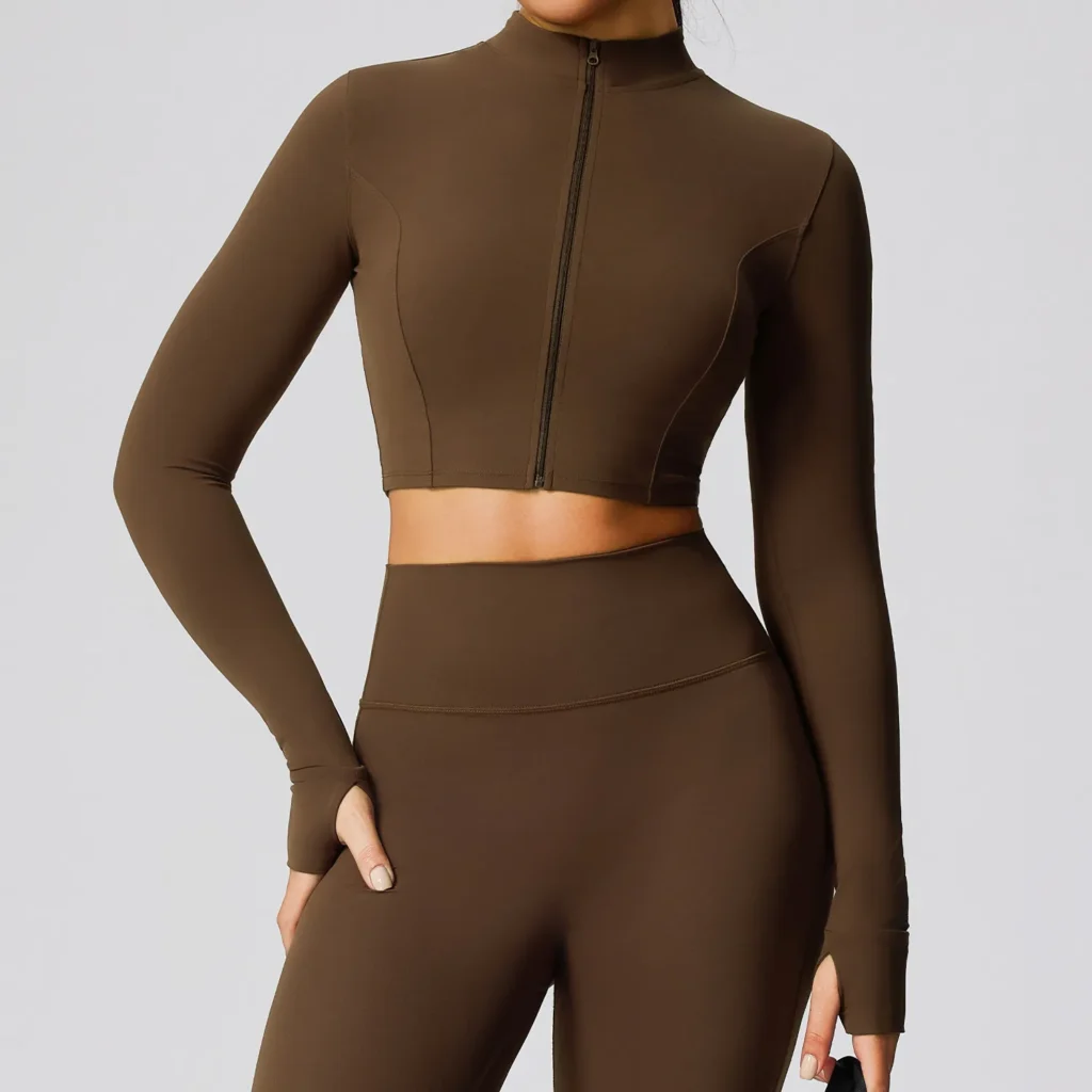 Short Jacket Gymshark Wholesale Light Pink Athletic Jacket Lightweight Workout Jacket Manufacturer