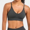 Self-Adjusting Back Bra Custom Sports Bra Activewear Seamless Best Material For Bras Suppliers