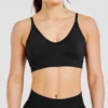 Self-Adjusting Back Bra Custom Sports Bra Activewear Seamless Best Material For Bras Suppliers