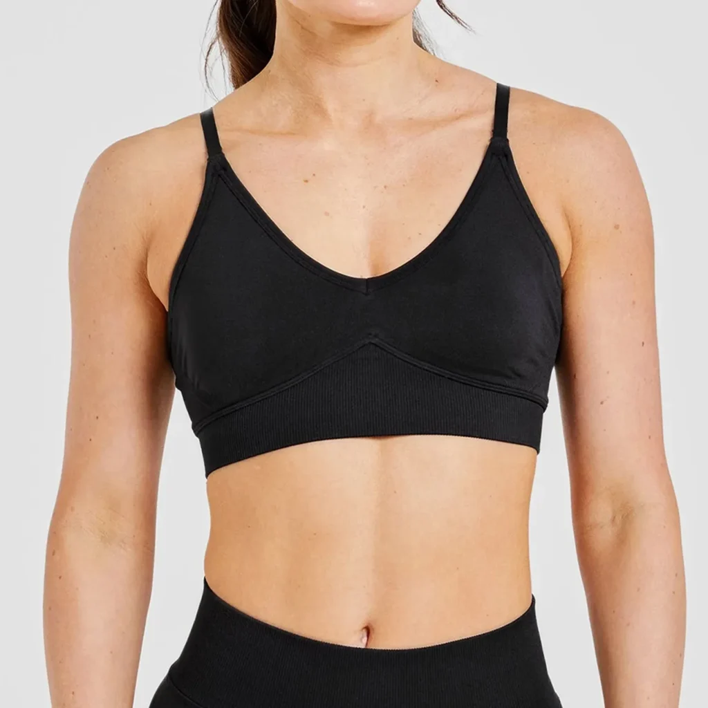 Self-Adjusting Back Bra Custom Sports Bra Activewear Seamless Best Material For Bras Suppliers