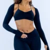 Exclusive Sportswear Long Sleeve Crop Tops Sport Clothes Wholesale Exclusive Sportswear Long Sleeve Crop Tops Sport Clothes Wholesale