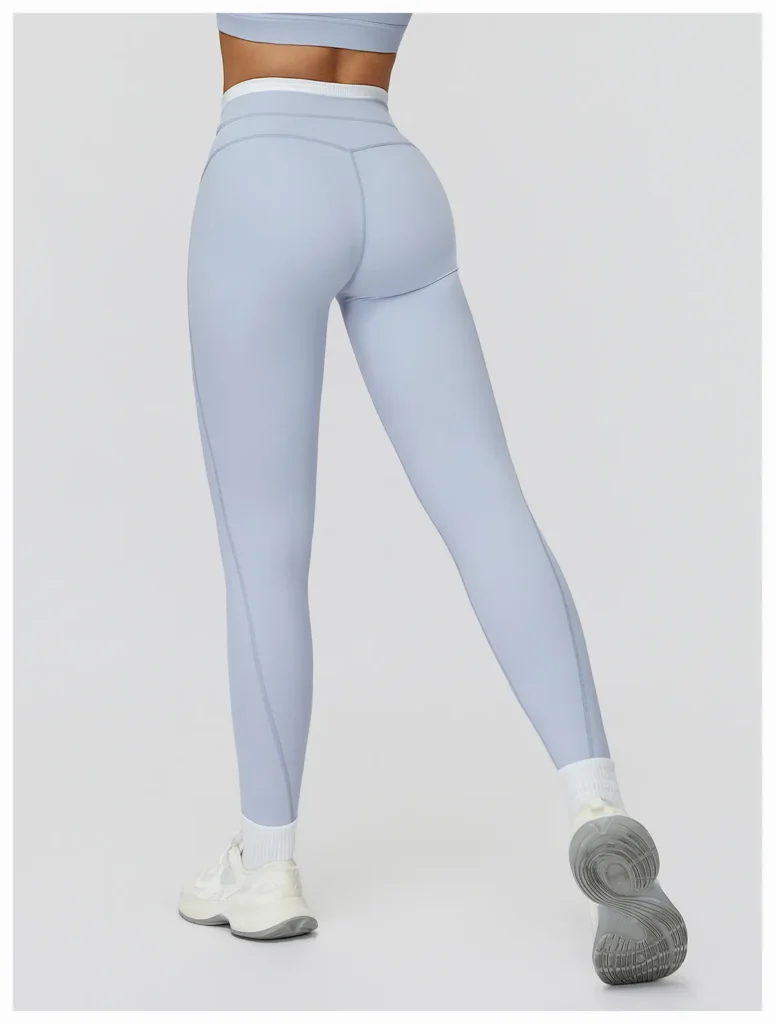 Contrast Color Fake Two-Piece Spark Pant Wholesale Yoga Leggings Fitness Clothing Suppliers